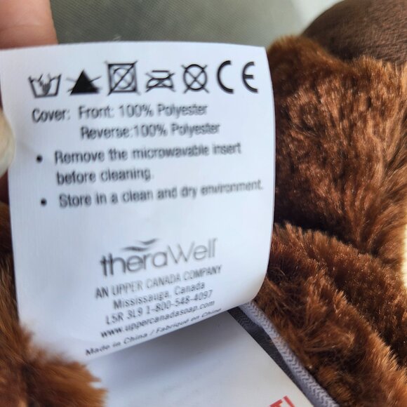 Therawell Cuddle Critters Moose with Lavender Scented Heatable Pack - Picture 9 of 9